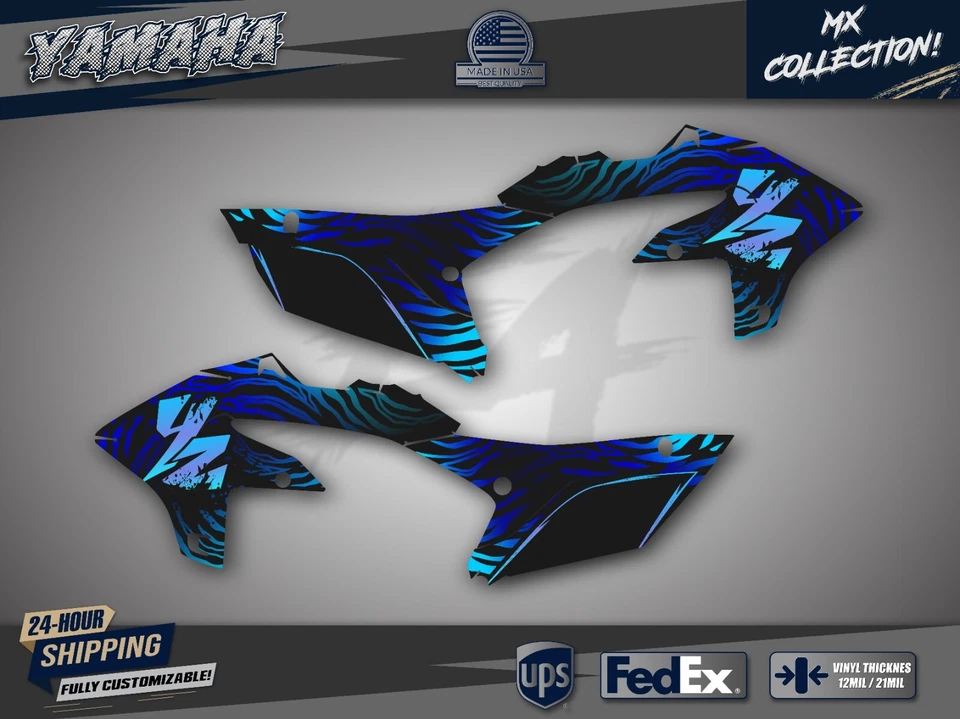 Kit gráfico moto para Yamaha YZ450F YZ450FX YZ250F YZ250FX 2023 2024 2025 Foto 2 de 4