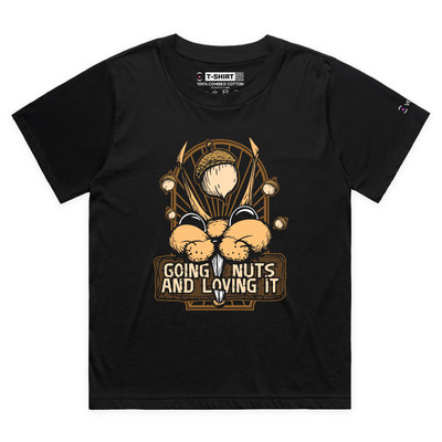 VOICEART Squirrel Going Nuts Funny Animals T-Shirt with Premium Quality Graphic