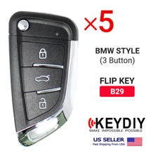 5x KEYDIY KD Universal Flip Remote Key BMW Style B-Series 3 Buttons B29