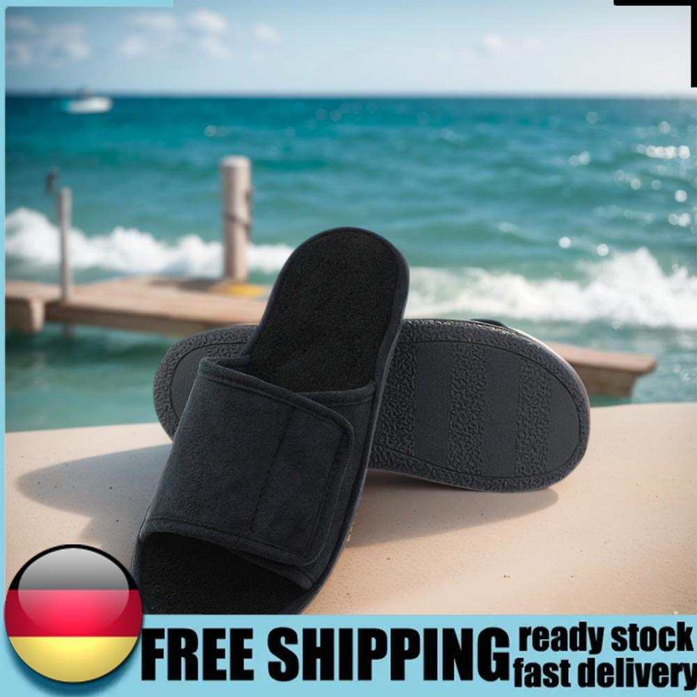 APL Adjustable Ho Shoes Memory Foam Home Slippers Open Toe Indoor Outdoor for Men