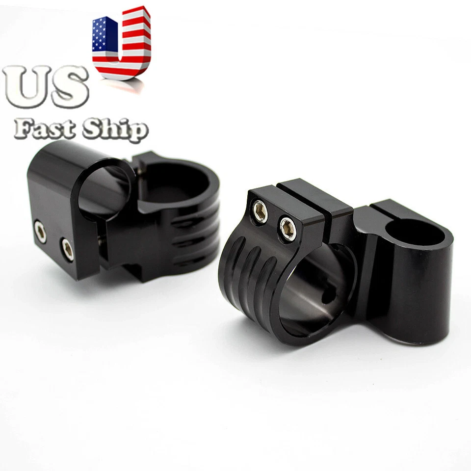 Soporte de montaje de cabeza de abrazadera de manillar con clip elevador de 43 mm para HONDA CBR600 F4/F4i Foto 4 de 4