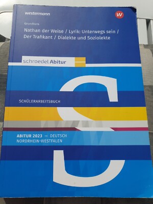 Nathan der Weise Trafikant Grundkurs Schroedel Abitur 2023 9783141690675 NRW