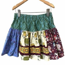 Matilda Jane Skirt Girls Sz 4 Blarney Stone Molly Paint by Numbers Twirl Ruffle