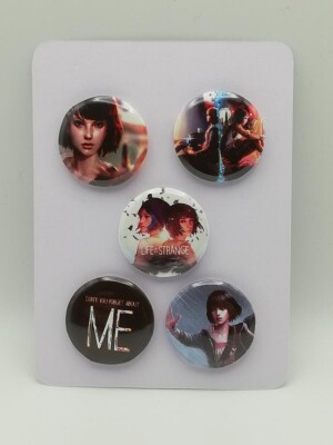 Life is Strange Button Anstecker - New Home Crafted - 5x 25mm