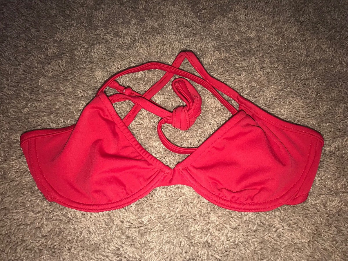 Brand New Women's Venus Swimwear Red 32A Full Underwire Triangle