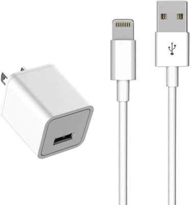 iPhone Charger Lightning Cable [Mfi Certified] Travel Home Wall Charger