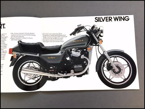 1983 Honda Silver Wing Interstate GL650 Motorcycle Bike Sales Brochure  Catalog | eBay