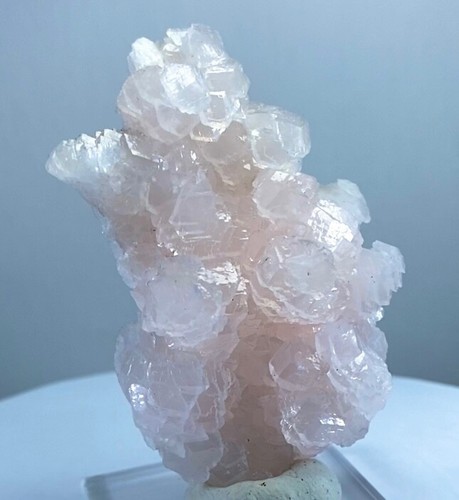MANGANOAN CALCITE BRILLIANT CRYSTALS on MATRIX from PERU..HUANZALA UNUSUAL PIECE