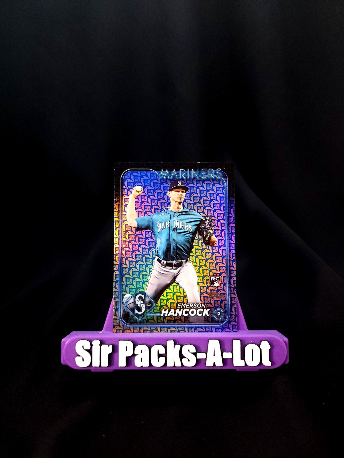 2024 Topps Series One #39 Emerson Hancock RC Easter Holiday Foil Parallel