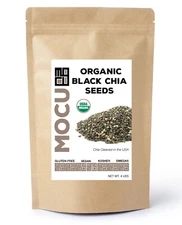 12 POUNDS CERTIFIED ORGANIC BLACK CHIA SEEDS - Raw, Gluten-Free, Non-GMO