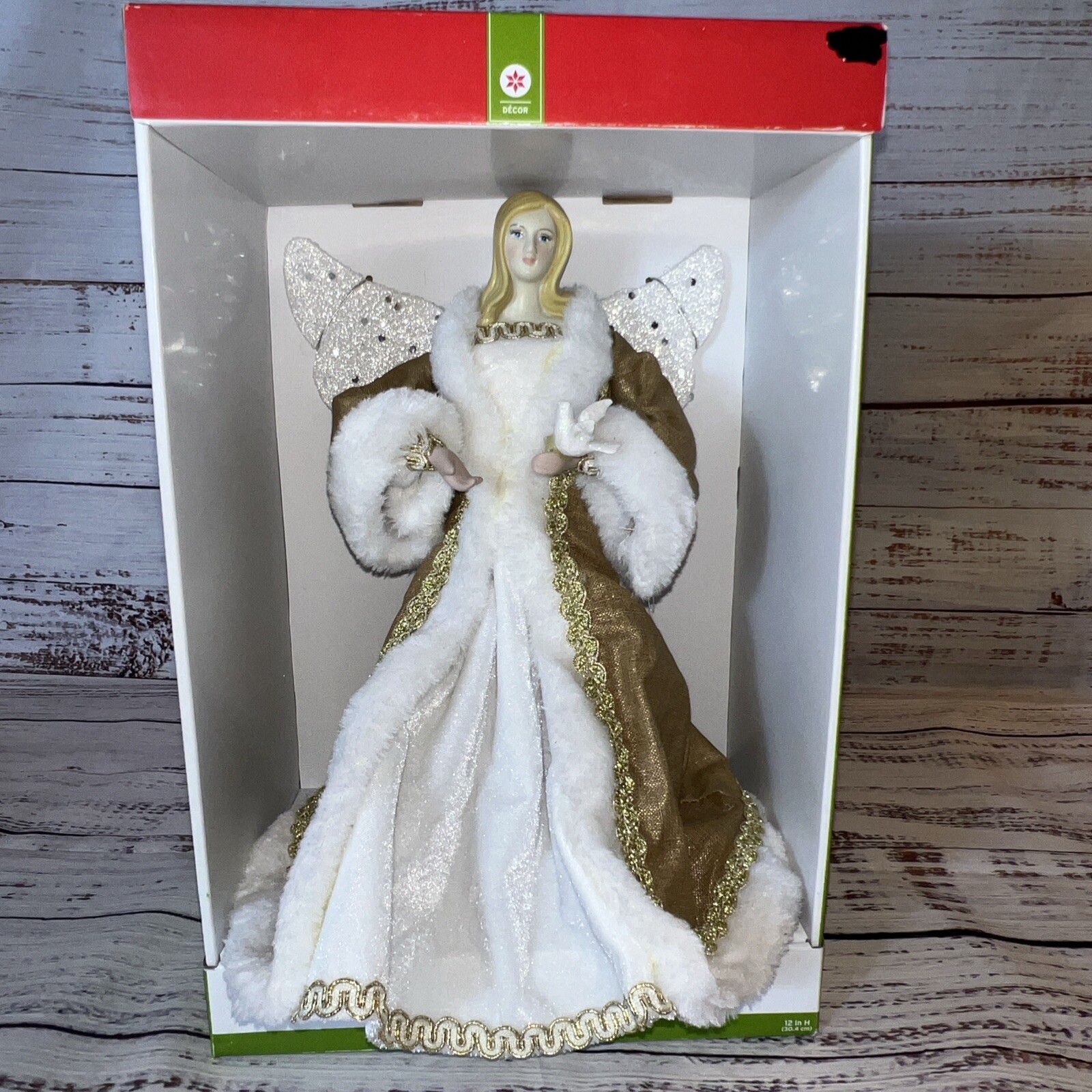 Target Decor 2014 Angel Tree Topper (Faux Fur trim on robe) for sale ...