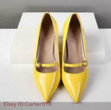 Womens Pointed Toe kitten Heels Pumps party Casual Dress Shoes Plus Size