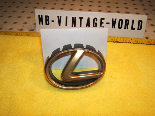 Lexus 1993 GS300 GS400 front grille center Plastic GOLD plated Genuine 1 Emblem - Picture 1 of 23