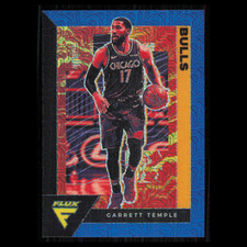Garrett Temple /99 #30 2020 Panini Flux Blue Chicago Bulls Basketball Card NBA
