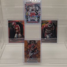 Panini Kansas City Chiefs 4 Card Lot Mahomes Okoye Charles Thomas Prizm 2024