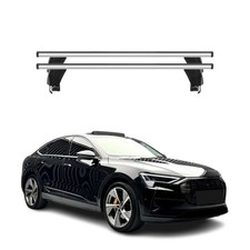 Menabo Dachträger Grundtäger für Audi e-tron Sportback 2021-2025 Alu Silber 2tlg