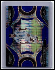 2025-26 Panini Select World Cup Nico Gonzalez #5 Argentina Snapshots Blue Pulsar