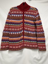 Hanna Andersson Women's Sweater S Small colorful pattern