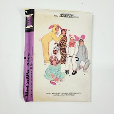 MCCalls Easy Childrens Halloween Costume Sewing Pattern Cut Complete