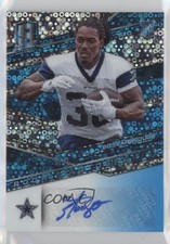 2018 Panini Spectra Rookie Neon Blue Prizm 122/149 Bo Scarbrough #199 Auto e6p