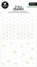Studio Light Essentials 4.13"X5.83" Stencil-Nr. 291,Snowflakes & Trees - 5A0023M