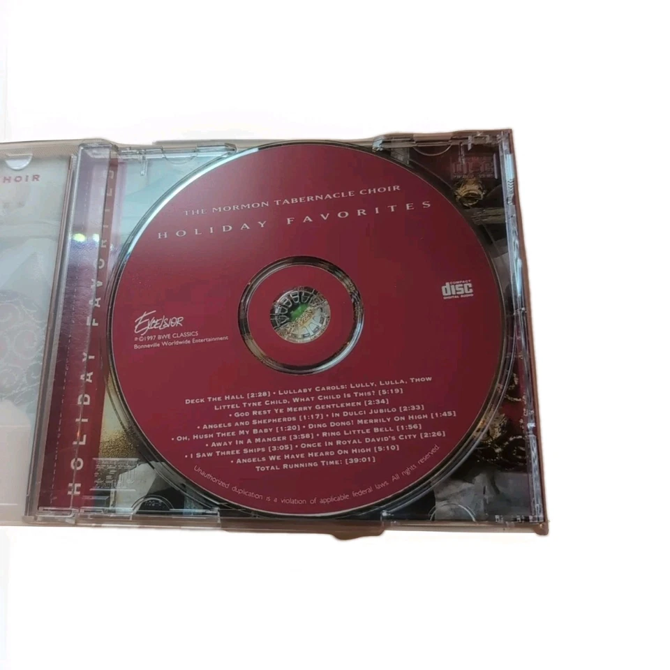 Holiday Favorites, The Mormon Tabernacle Choir [USED CD] - Image 3 of 4