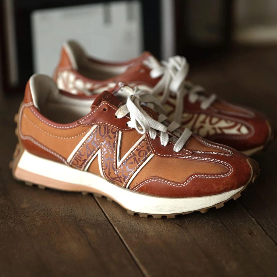 Scarpe da corsa New Balance da uomo MS327FMC 9 5 grigio USA materiale durevole