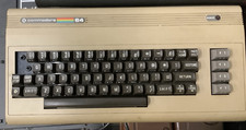 Vintage Commodore 64 Computer FOR PARTS No Power Supply FREE SHIPPING