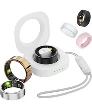 Smart Ring for Women Men, Health Fitness Tracker Ring, IP68 7 , Silver