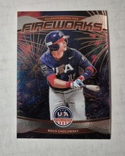 2026 Panini USA Stars & Stripes Roch Cholowsky FIREWORKS Insert #6