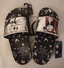 Women's Disney Nightmare Before Christmas Slides Size 9 New w Tag