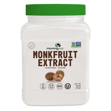 Morning Pep 100% Pure Monk Fruit extract sweetener, No 15 Ounce (Pack of 1) 