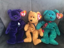 Ty Beanie Babies Collection Bären  mit Tags,  Sammlerstücke, unbespielt