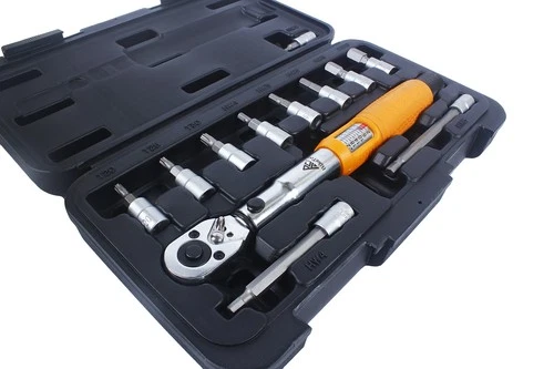 BikeTool 1/4" Micro Torque Wrench Set with Bits in-lbs Road MTB Bicycle Repair