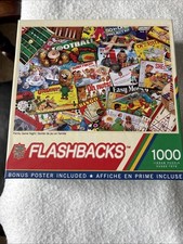 Flashbacks FAMILY GAME NIGHT 1000 Piece Jigsaw Puzzle 20" x 27" MasterPieces