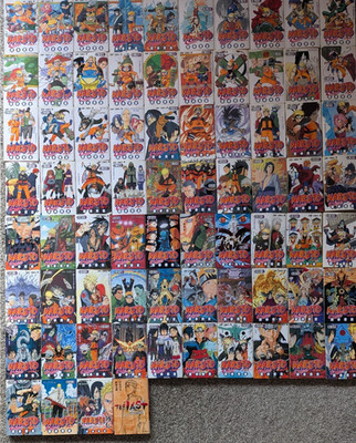 Naruto Vol.1-72 set complete Manga Comics Masashi Kishimoto Japanese ver