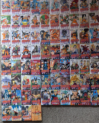 Naruto Vol.1-72 set complete Manga Comics Masashi Kishimoto
