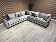 DFS - Cherished Fabric Corner Sofa, Formal Back - RRP: 2399