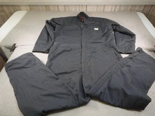 Vintage JCPenney Big Mac Coveralls Mens 46x31 Black Insulated Work Suit 70s