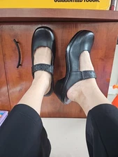 Dansko Mary Jane Leather Clogs Size 41/ US10.5