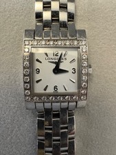 Longines Dolce Vita with diamond bezel ladies watch,  used preowned