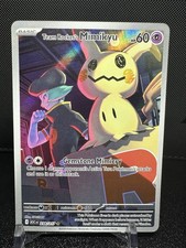 Pokemon Team Rocket’s Mimikyu Ascended Heroes 238/217 Full Art Secret Raro quasi nuovo