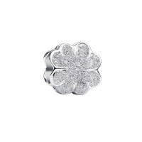 Pandora Mini-Charm Kleeblatt Silberfarben 794047C00