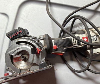 PORTER-CABLE PCC660 20V Corded Circular Saw 6-1/2in Left Blade 5ft