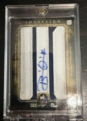 2012 Inception Letter  Auto RC 1/1 Brian Quick AL-BQ