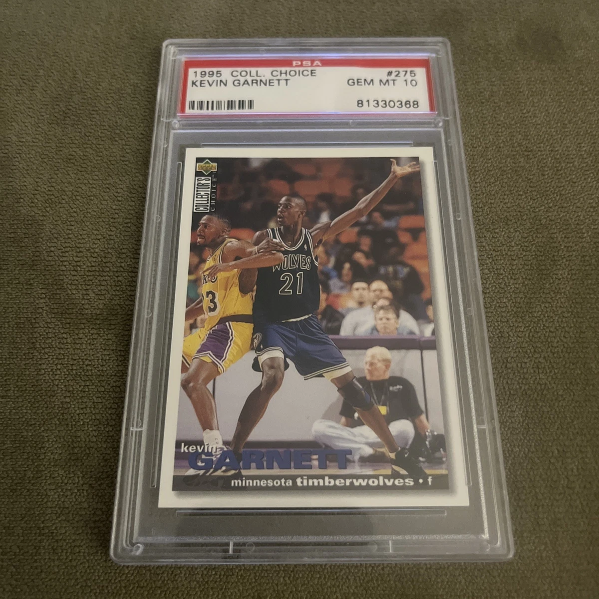 ケビンガーネット　PSA10 SELECT AUTO PURPLE ４９シリアル ケビンガーネットPSA10 SELECT AUTO PURPLE 49シリアル