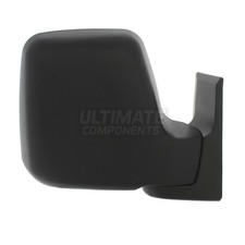 Fits Fiat Scudo Van 1995-2006 Manual Wing Door Mirror Black Drivers Side Right