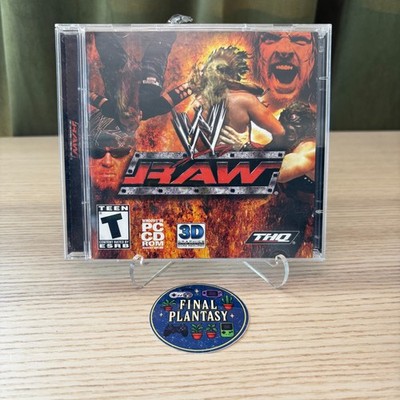 WWE Raw PC CD-ROM | THQ 2002 Windows XP / 98 Complete | Wrestling Game CIB