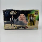 The Power Of The Force 1997 Star Wars JABBA THE HUTT & HAN SOLO NIB Sealed DB