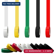 DZZ 10 Pack Electrical Tape,Colored Electrical Tape- 3/4 in X 66 Ft,Resistant to